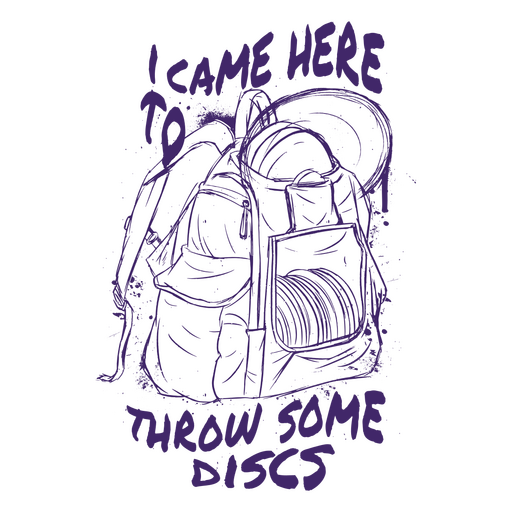 I came here to throw some discs PNG Design