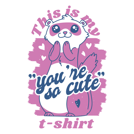 Design PNG E SVG De Alfabeto Animal Kawaii Letra P Para Camisetas