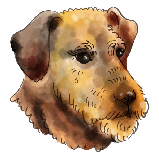 Cão de Welsh Terrier em aquarela Desenho PNG