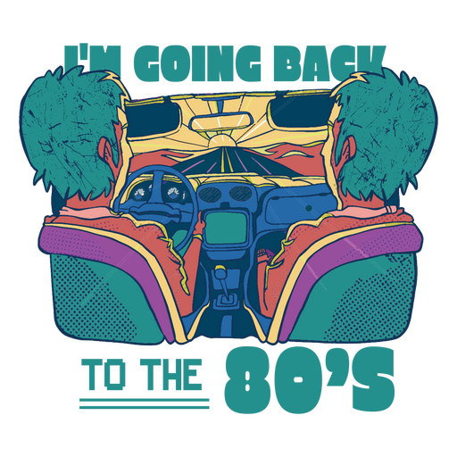 I'm going back to the 80s PNG Design