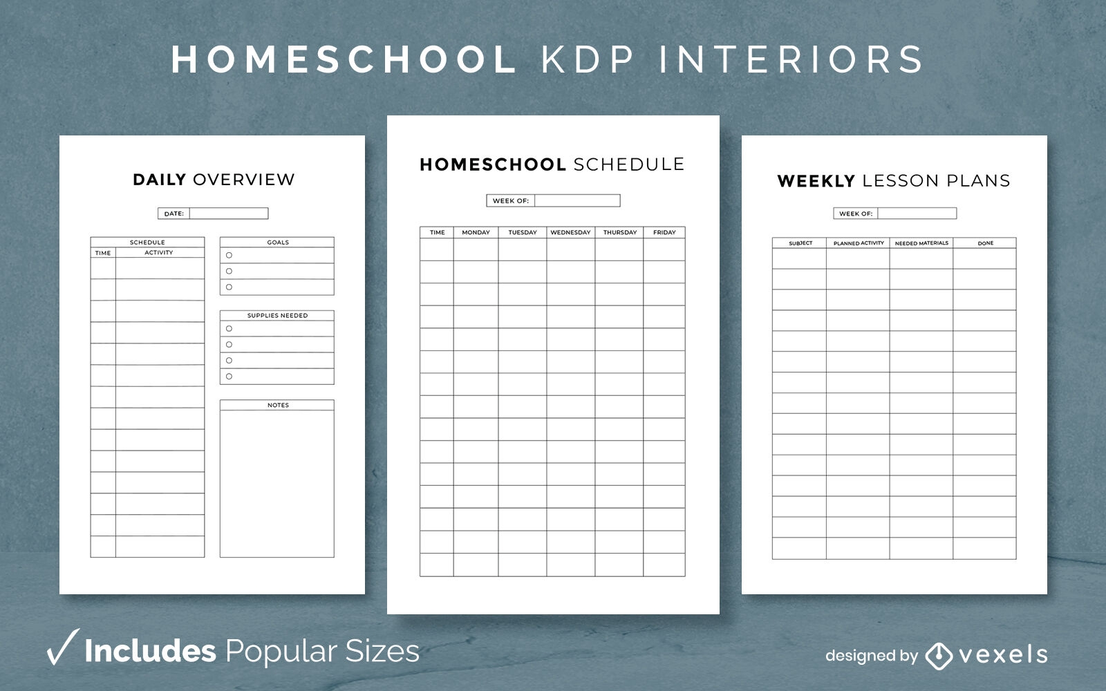 Design de interiores KDP para ensino em casa
