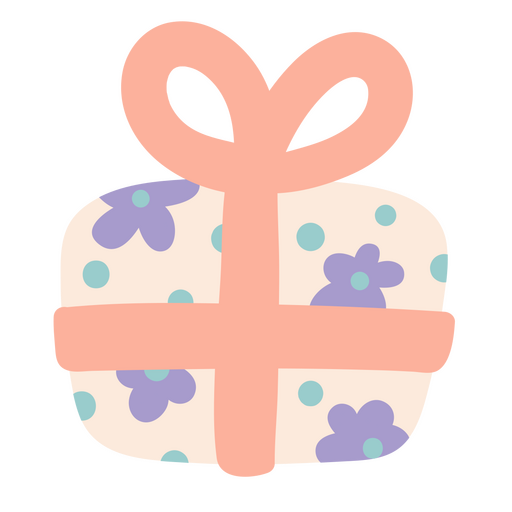 Einhorn-Geburtstagsgeschenk-Symbol PNG-Design