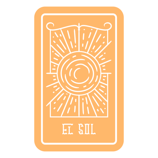 D?a de los muertos El Sol cut out lottery card PNG Design