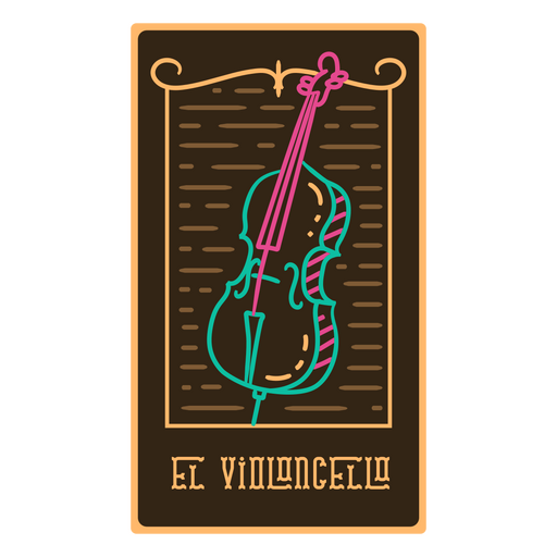 Cartão de loteria Dia de los muertos El Violoncelo Desenho PNG