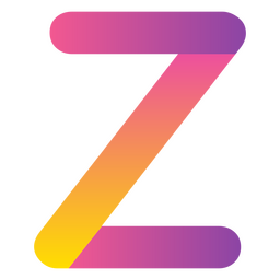 Gradient Letter Z Alphabet Png & Svg Design For T-shirts