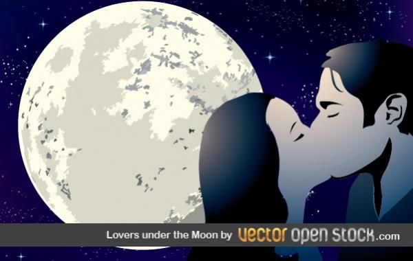 Amantes bajo la luna Amantes bajo la luna