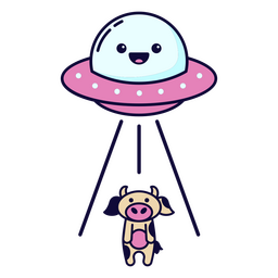 Design PNG E SVG De Personagem De Desenho Animado Alienígena Kawaii  Espacial Para Camisetas