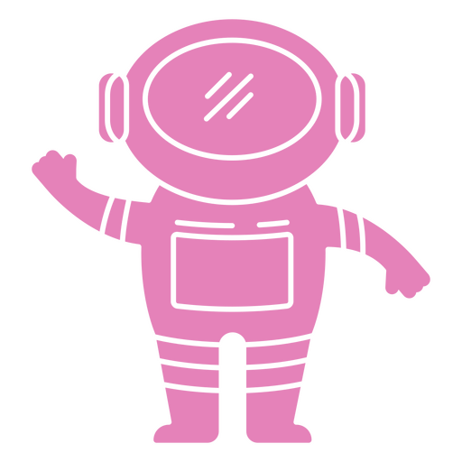 O astronauta do espaço cortou o personagem Desenho PNG