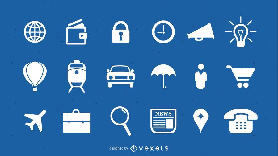 Pack De Iconos Vectoriales Gratis - Descargar Vector