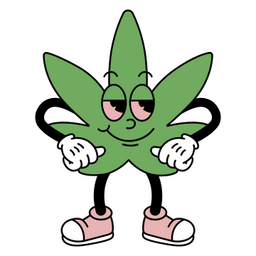 cartoon weed leaf png