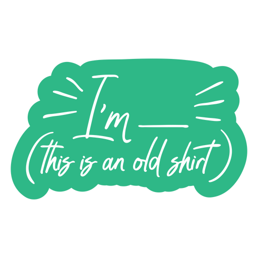 Cita de cumpleaños de años recortada Diseño PNG