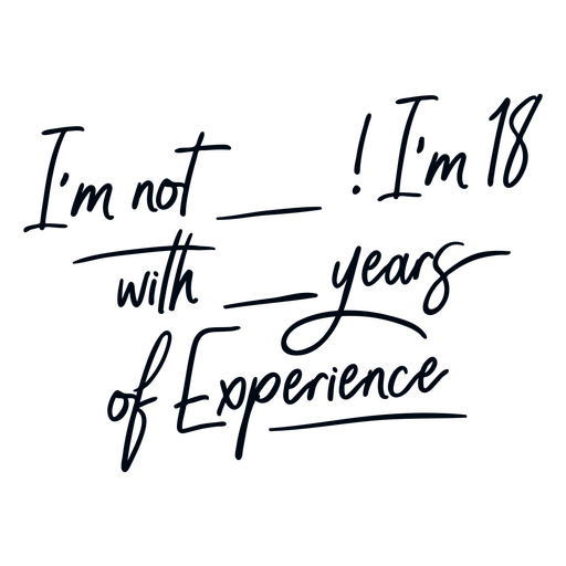Funny years birthday quote lettering