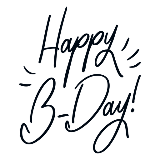 Alles Gute zum Geburtstag Zitat Schriftzug PNG-Design