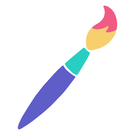 Paint brush icon doodle PNG Design