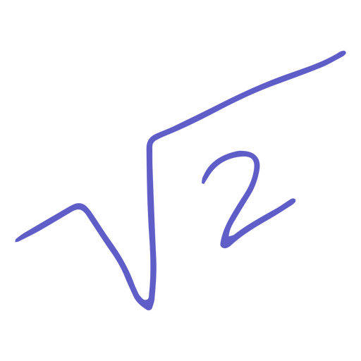 O símbolo v2 é desenhado Desenho PNG
