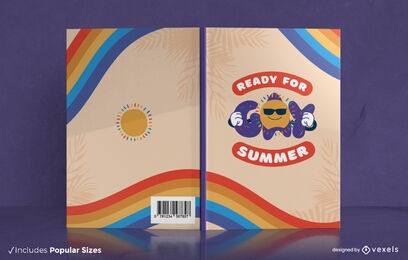 Design de capa de livro de verão gay