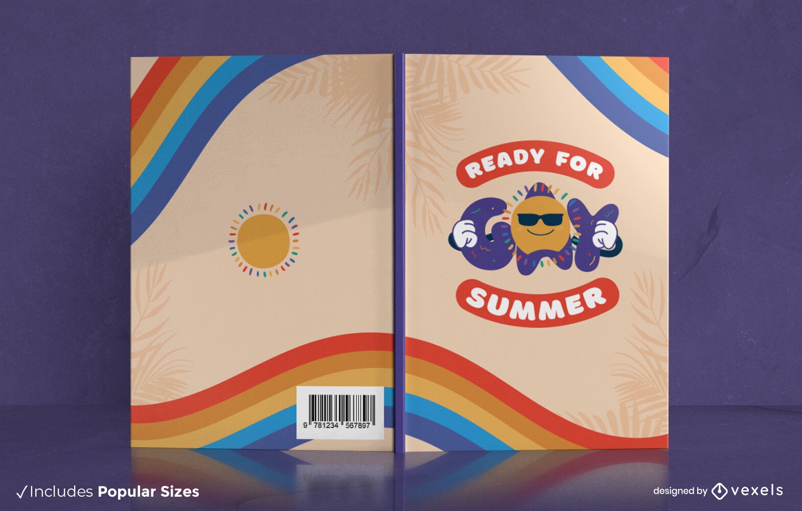 Gay summer book cover design