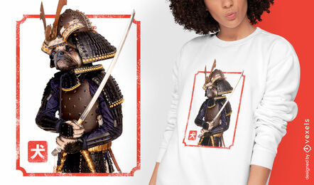 Design de camiseta psd de artes marciais de animais de cachorro