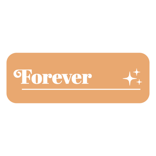 Insignia de cita de cumpleaños de Forever age recortada Diseño PNG