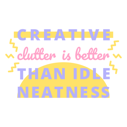 Zitat eines kreativen Künstlers PNG-Design