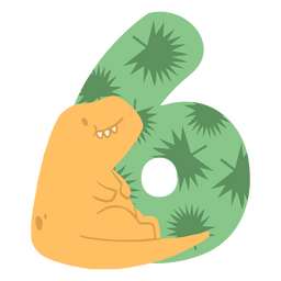 Dinossauros apartamento números seis Desenho PNG