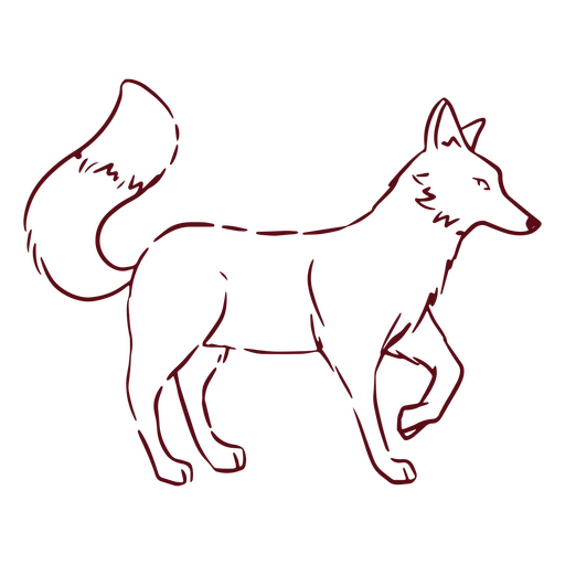 Fox in line art and abstract icon. Fox wall art decoration design. Abstract  and minimalist outline fox icon. Continuous one line drawing of a fox.  Vector illustration 21499803 Vector Art at Vecteezy