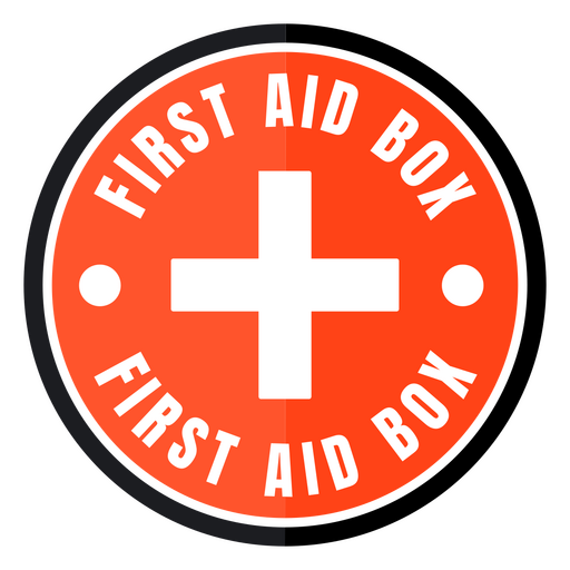First aid box logo PNG Design