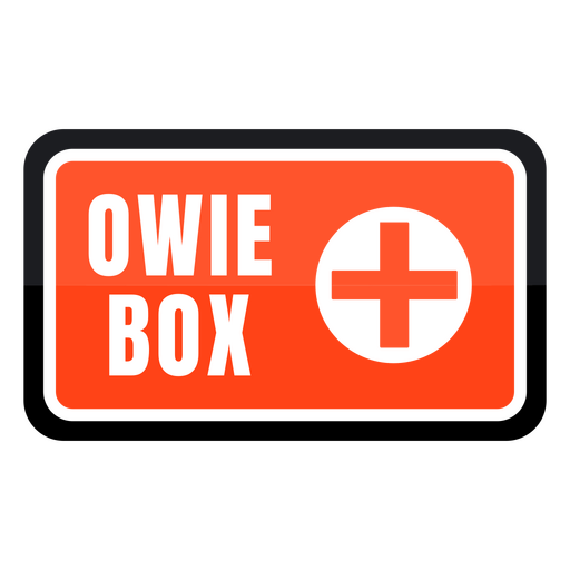 Owie box icon PNG Design