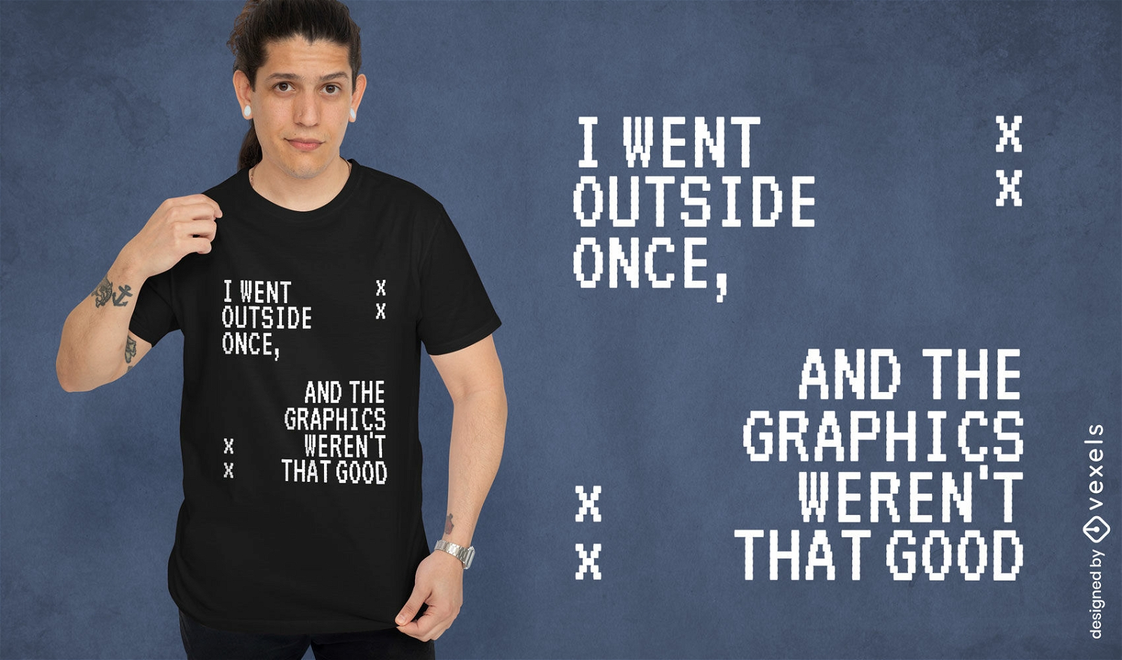 Computergrafik lustiger Zitat-T-Shirt-Entwurf