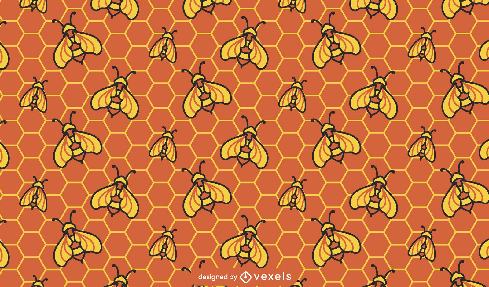Bienenwabenmusterdesign