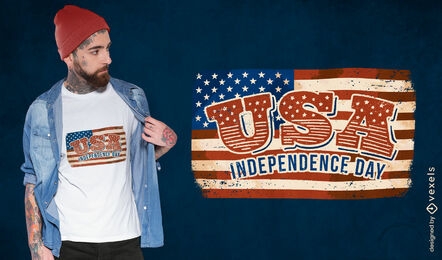 USA-Unabhängigkeitstag-T-Shirt-Design