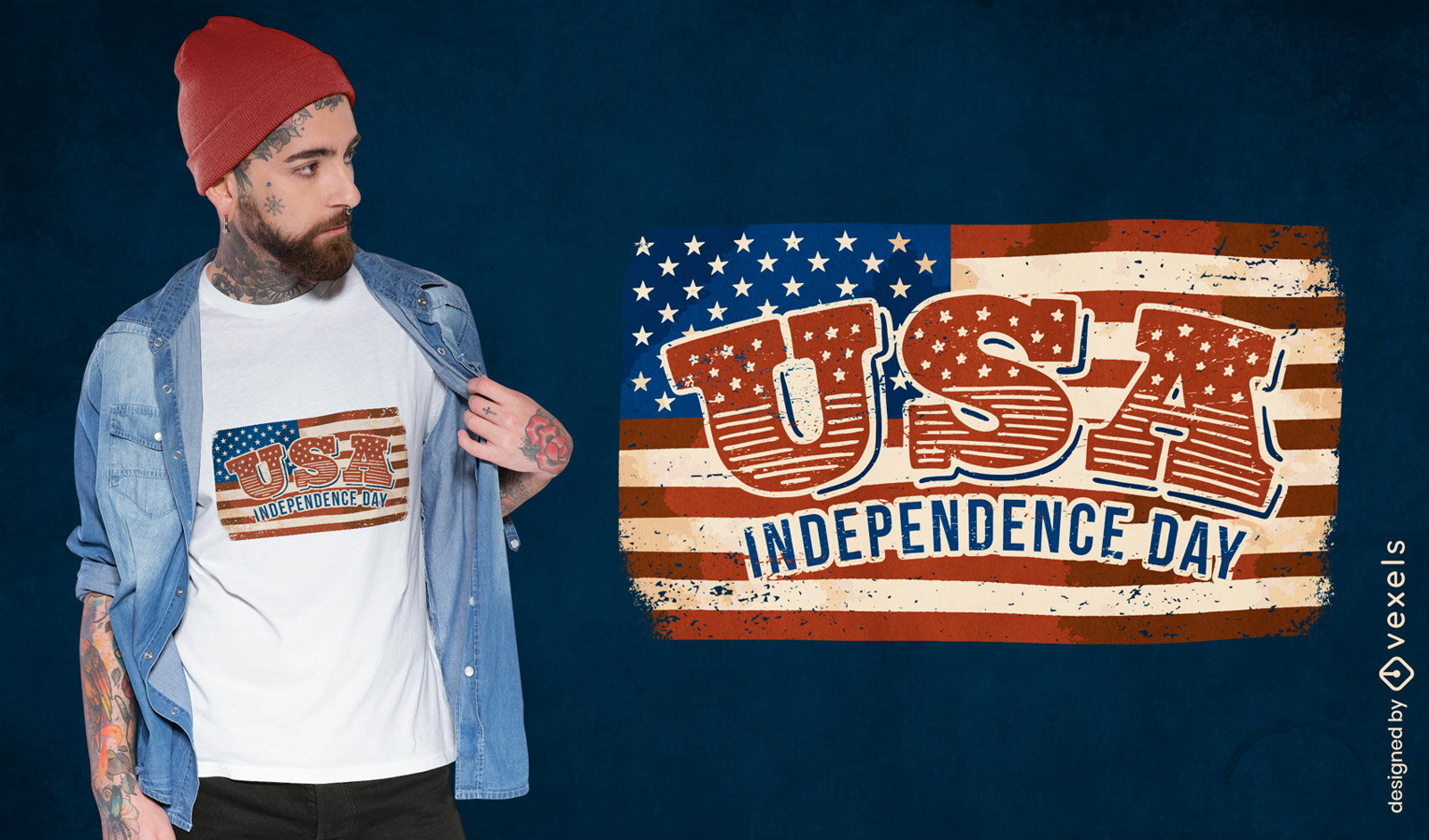 USA-Unabh?ngigkeitstag-T-Shirt-Design
