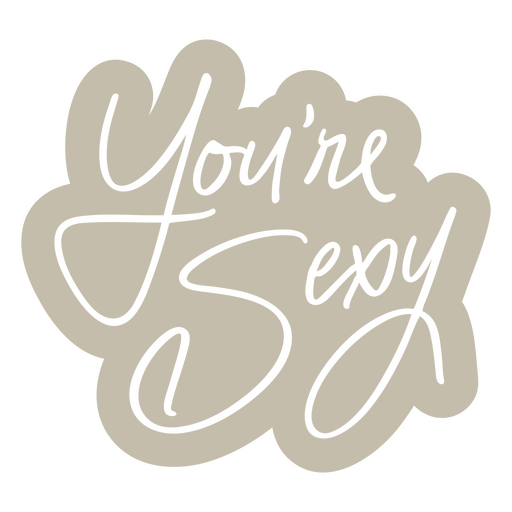 Eres una cita de boda sexy recortada Diseño PNG