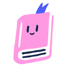 Fröhliches Schulbuch PNG-Design
