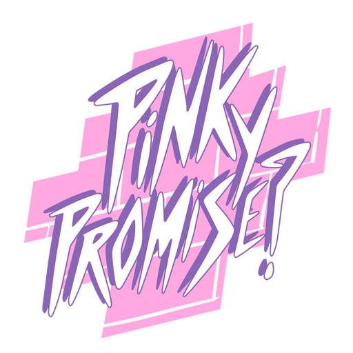 Das Pinky-Promise-Logo PNG-Design