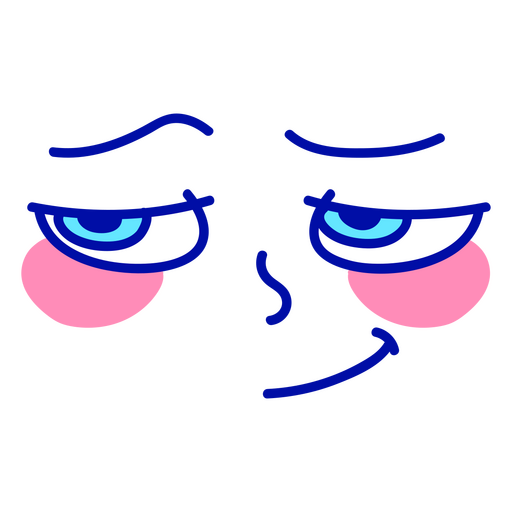 Sexy face graphic PNG Design