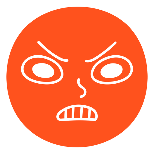 Gráfico de cara loca Diseño PNG