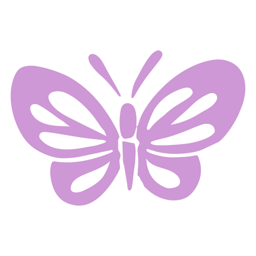 Lila Schmetterling der 2000er Jahre PNG-Design