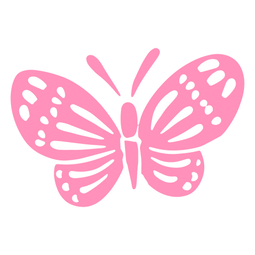 2000s pink butterfly PNG Design