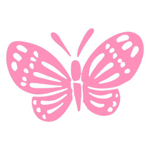 mariposa rosa de los años 2000 Diseño PNG