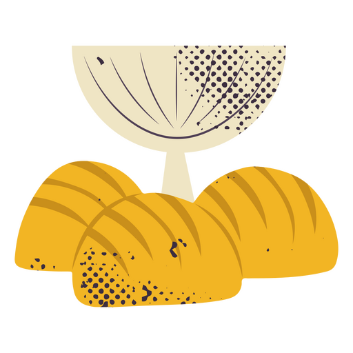 Pão e cálice Desenho PNG