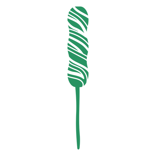 Green lollipop cutout PNG Design