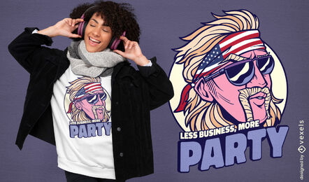 Fourth of July party American t-shirt design