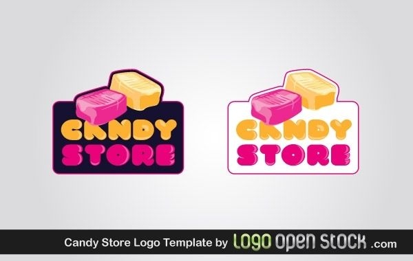 Candy Store Logo Vorlage