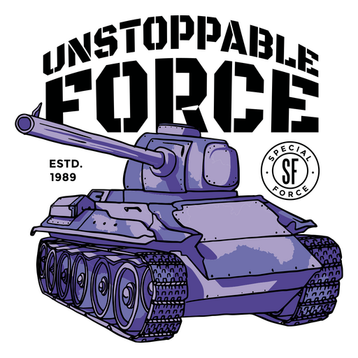 Imagen de un tanque Diseño PNG