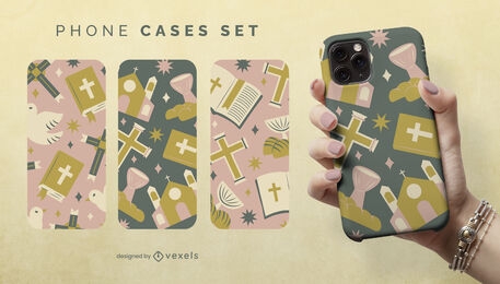 Catholic church phone case set