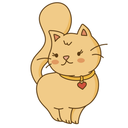 Gato kawaii png Diseño PNG