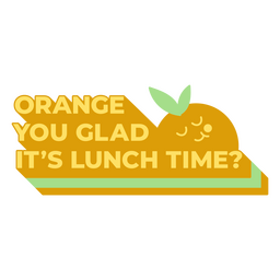De volta à escola laranja, você está feliz por citar o distintivo Desenho PNG Transparent PNG
