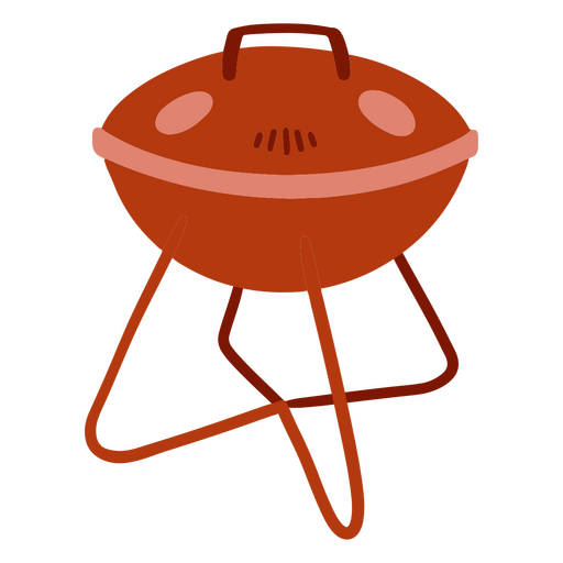 Grelhar comida de churrasco plana Desenho PNG