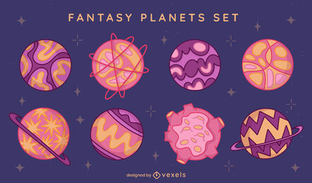 Fantasy-Planeten gesetzt